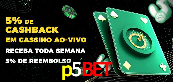 Promoções do cassino ao Vivo p5bet